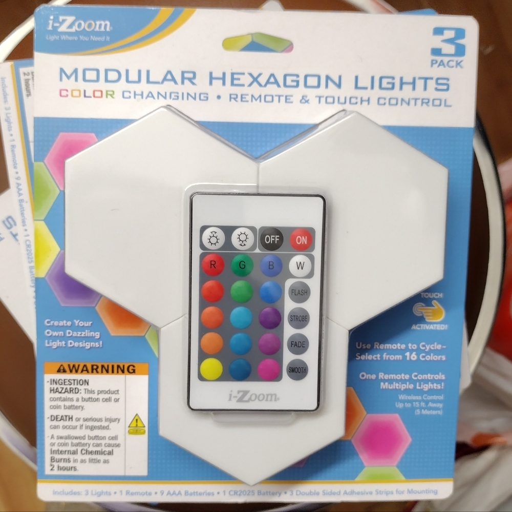 Modular Hexagon Lights NIB